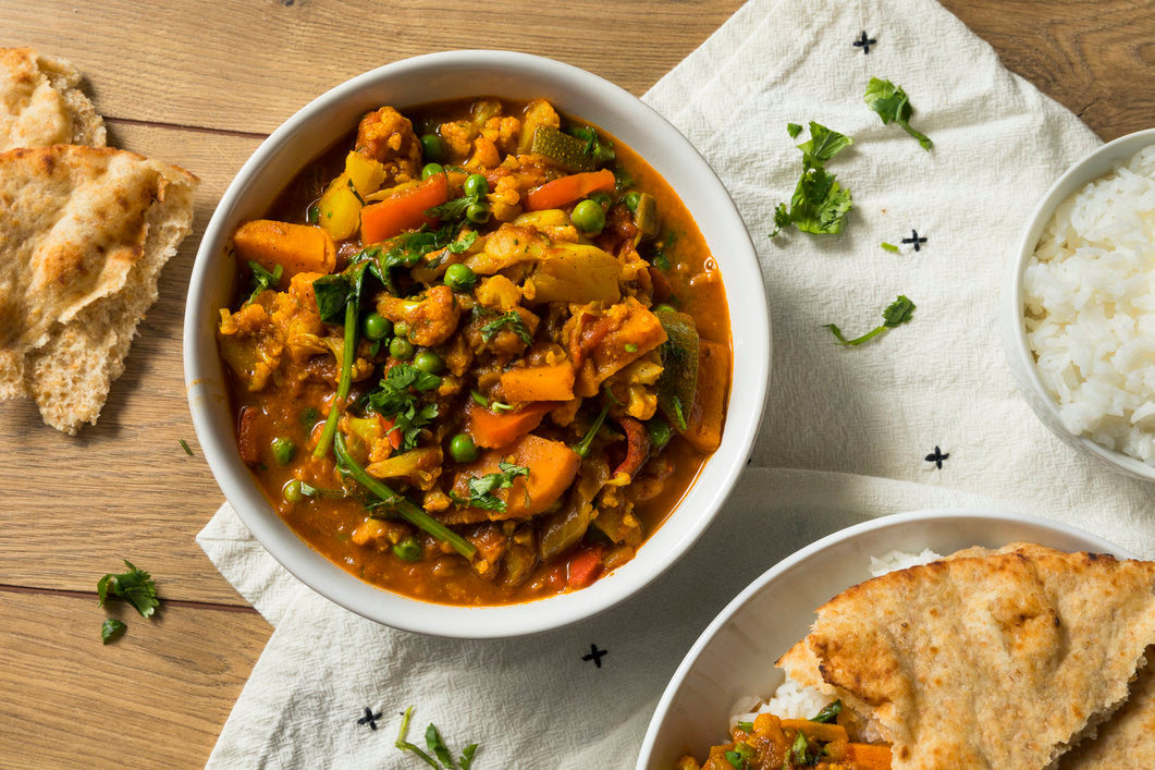 Spice Pots Lazy Vegetable Bhuna Curry ready in 30 mins.