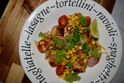 Goan Spiced Scallops with Sweetcorn & Tomato