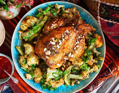 Goan Spiced Butter Sutton Hoo Chicken with Cauliflower