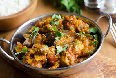 Roast Aubergine Curry