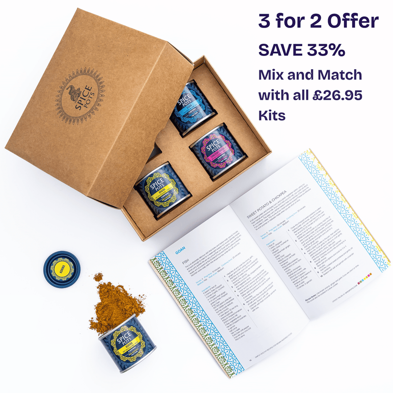 Curry Spice Kit with Easy Curry Recipes | Spice Pots