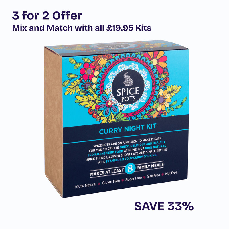 Easy Curry Night Kit with 8 Curry Recipes