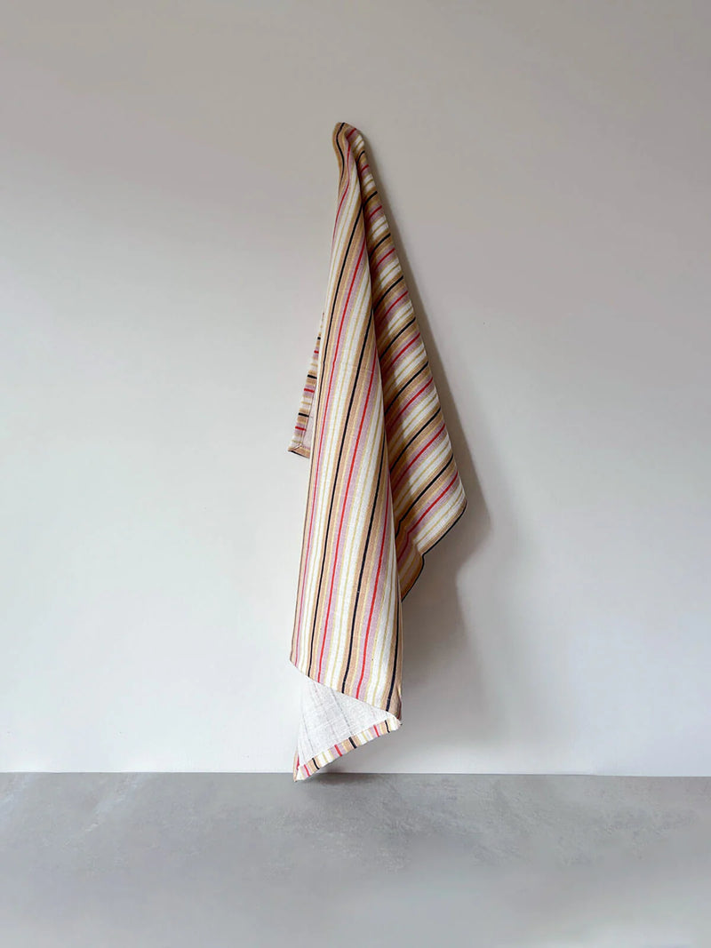 Jaipur Stripe Tea Towel -Tutti Frutti