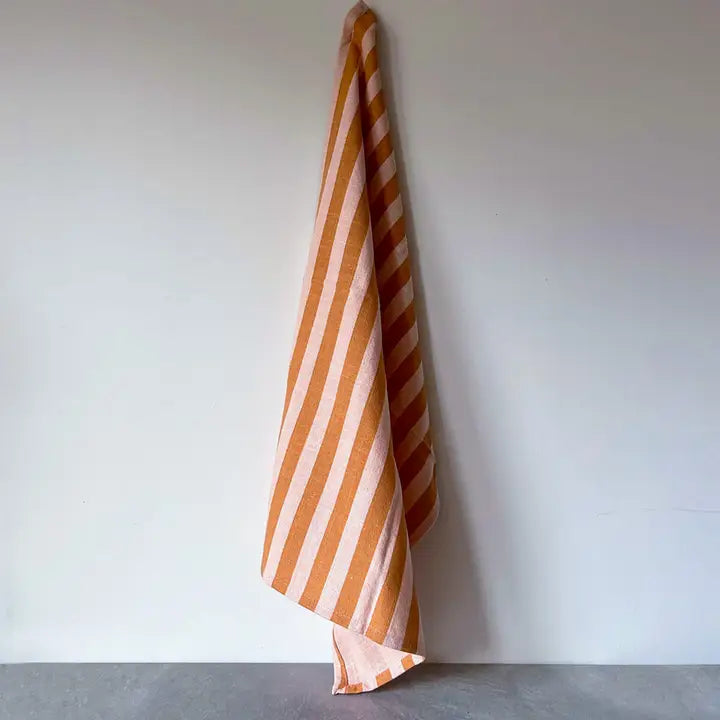 Jaipur Stripe Tea Towel - Pink City