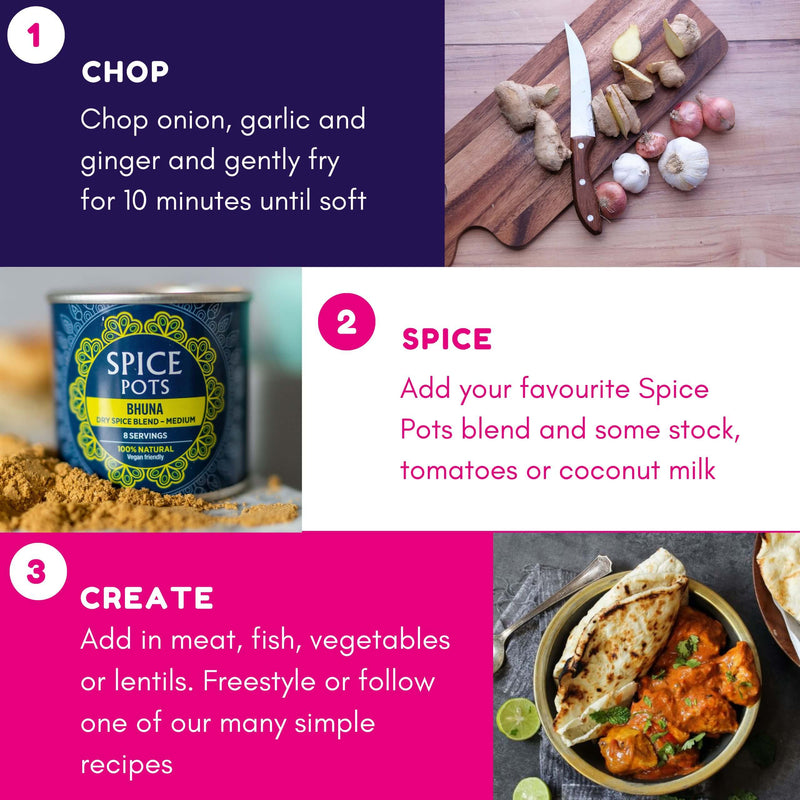 Easy Curry Night Kit with 8 Curry Recipes