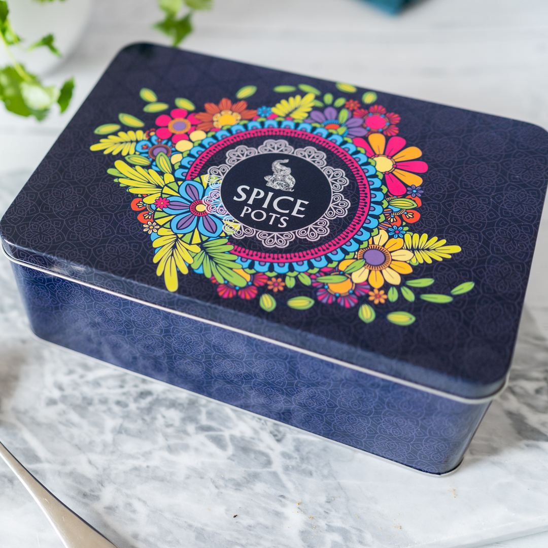 Spice storage tins best sale