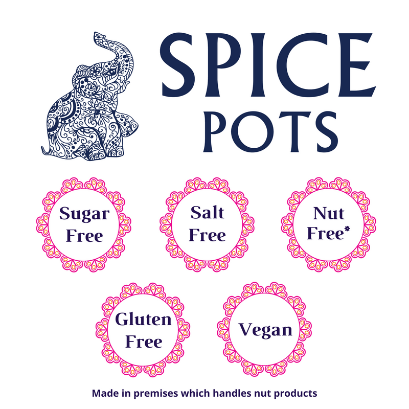 Indian Spice Kit for Mothers Day - 5 Indian Spices, a Cookbook and Scented Candle