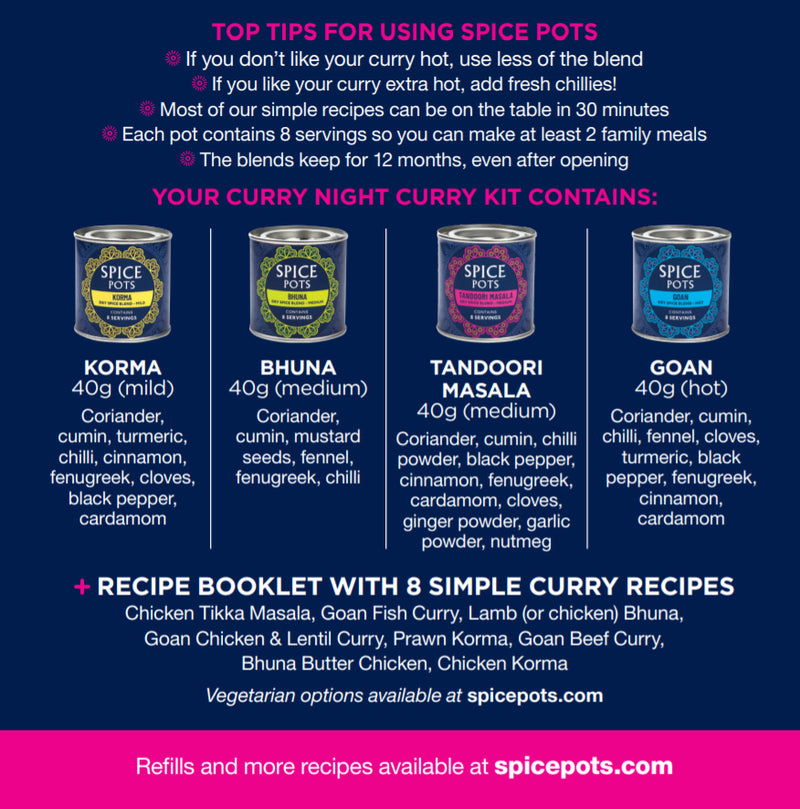 Spice Pots - a great curry paste alternative