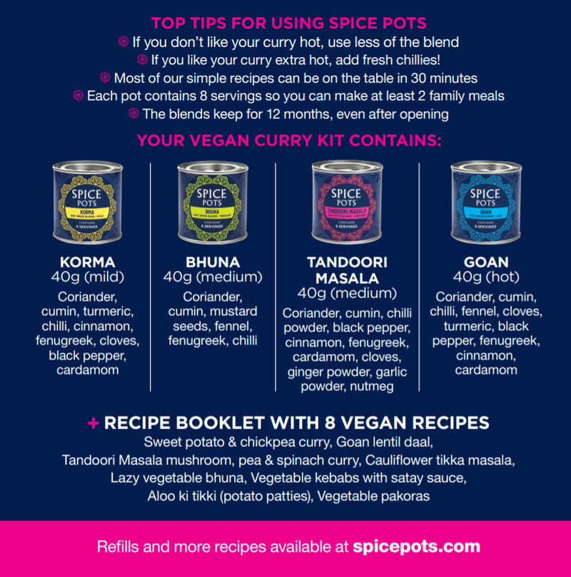 Spice Pots - a great curry paste alternative