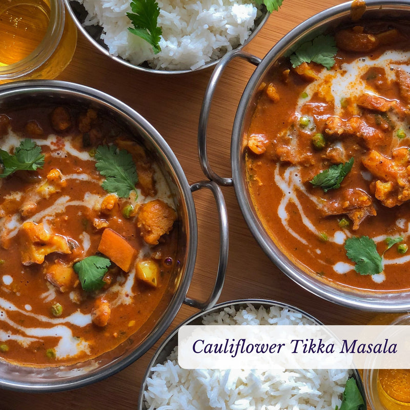 Easy Cauliflower Tikka Masala with Spice Pots